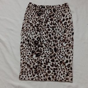 Leopard Print Skirt